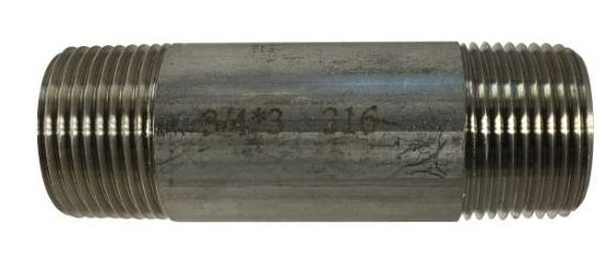 Picture of Midland - 49081 - 3/4 X 1-1/2 316 SS Nipple