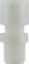 Picture of Midland - 17180N - 1/4 X 1/4 COMPXMIP WHT NYLN Adapter