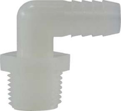 Picture of Midland - 33462W - 1-1/4 MPT X 1-1/2 HB NYLON Elbow