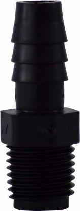 Picture of Midland - 33023B - 3/4 X 3/4 HB X MIP BLK POLY Adapter