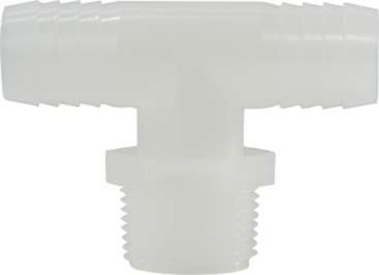 Picture of Midland - 33455W - 1/2X1/2X1/2MIP WHI Hose TEE