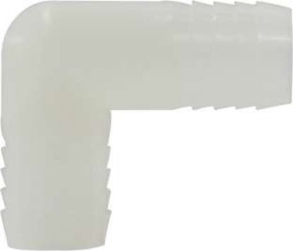 Picture of Midland - 33391W - 3/8 WHITE NYLON HB UINION Elbow