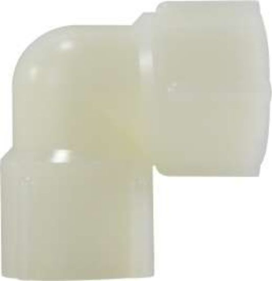 Picture of Midland - 28703W - 1/2 WHITE NYLON Elbow