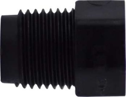 Picture of Midland - 28603B - 3/8 Black POLY HEX HEAD PLUG