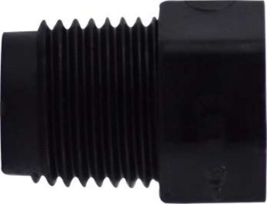 Picture of Midland - 28603B - 3/8 Black POLY HEX HEAD PLUG