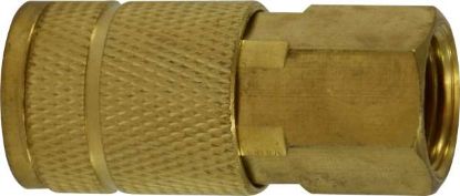 Picture of Midland - 28507 - 1/4 FIP PARKER TRU BRASS COUPLER