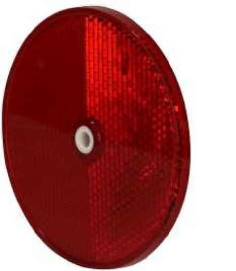 Picture of Midland - 95627 - 3 RD ALL PLASTIC REFLECTORS RED