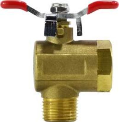 Picture of Midland - 947112 - 3/8 RIGHT ANGLE T-HDLE BRASS BALL VALVE