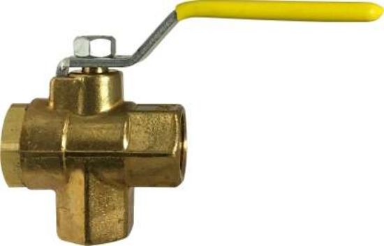 Picture of Midland - 940123 - 1/2IPS 3-WAY BALL VALVE