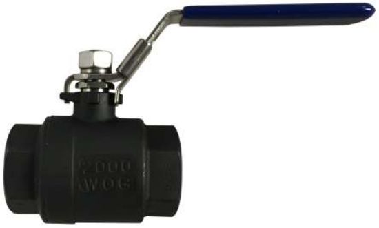 Picture of Midland - 949114 - 3/4 2000PSI 2 PC CARBON BALL VALVE