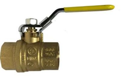 Picture of Midland - 940172L - 3/8 BRASS BALL Valve w/LOCK HDL