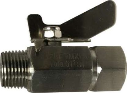 Picture of Midland - 46903SS - 1/4 MIP X FIP S.S. Mini Ball VALVE