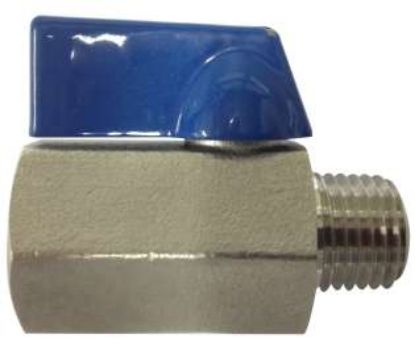 Picture of Midland - 46930SS - 1/8 M X F 316 SS Mini Ball VALVE