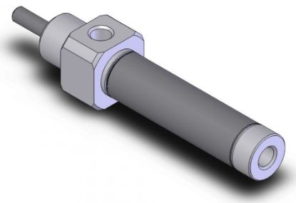 Picture of American Cylinder 312DNS-0.50 5/16" BORE DOUBLE ACTING AIR CYLINDER - STAINLESS STEEL SERIES - NOSE MOUNT