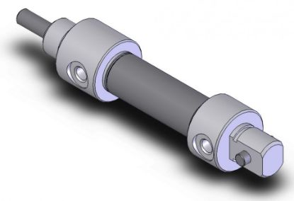 Picture of American Cylinder 312DVS-4.00-2 5/16" BORE DOUBLE ACTING AIR CYLINDER - STAINLESS STEEL SERIES - UNIVERSAL MOUNT