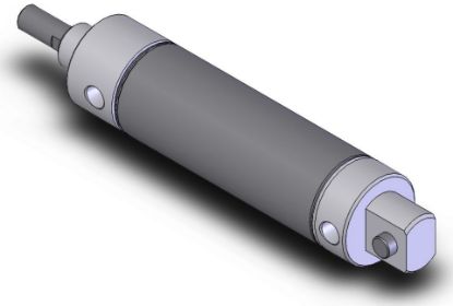 Picture of American Cylinder 1250DVS-6.00 1-1/4" BORE DOUBLE ACTING AIR CYLINDER - STAINLESS STEEL SERIES - UNIVERSAL MOUNT