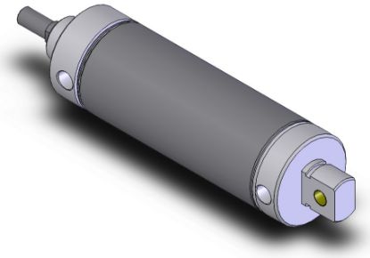 Picture of American Cylinder 2000DVS-6.00-2 2" BORE DOUBLE ACTING AIR CYLINDER - STAINLESS STEEL SERIES - UNIVERSAL MOUNT