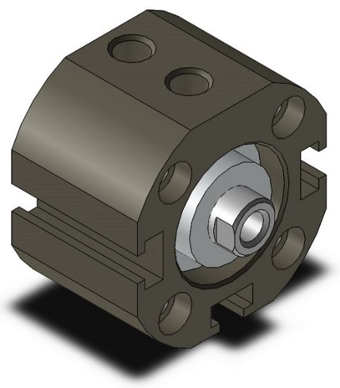 Picture of American Cylinder 562LPD-X.XX Double Acting - Single Rod End 9/16" Bore Low Profile Air Cylinder